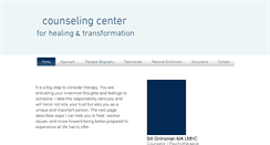 Desktop Screenshot of healingandtransformationcenter.com